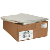 Plasticplace 33 Gallon Trash Bags │ 2.0 Mil │ Clear Heavy Duty Garbage Can Liners │ 33" x 39" (100 Case)