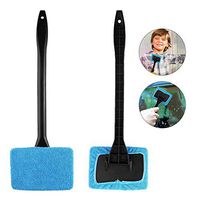 GLOGLOW Car Window Cleaner Windshield Brush Automobile Window Dust Dirt Removal Tool Easy to Use(03)