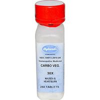 Hylands Carbo Vegetabilis 30x - 250 Tablets pack of -2
