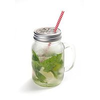 Biodegradable Paper Straws - Red Zig Zags - For Holidays, Birthdays, Weddings, Showers or Everyday - 7.8" - 100ct Box - Restaurantware