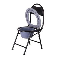 Folding Removable Toilet Seat with Toilet Seat - Toilet Seat for The Elderly - Bath Chair Stool for The Elderly and Disabled with Handrails
