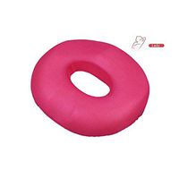 IRISH Donut Cushion, Anatomically-Shaped Female Relief Cushion from Lemon Hero for Hemorrhoids, Prostate Cushion, Pregnancy Cushion. Ultra Premium Comfort Foam Hemorrhoid Pillow (Woman, Rose red)