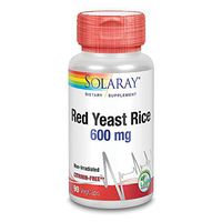 Solaray Red Yeast Rice 600mg | Healthy Heart & Cardiovascular System Support | Non-Irradiated & Citrinin-Free | Lab Verified | 90 VegCaps