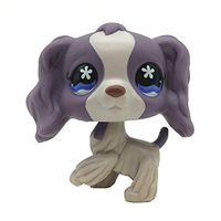 Meidexian888 Rare Littlest Pet Shop, LPS Cartoon Cream Tan Brown Heart Face Short Hair Cat