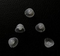 Jungle Care® (9mm Medium * 5pc) Double Layer Magic Hearing Aid Domes Comfortable PSAP (Personal Sound Amplifiers Product) Kit Ear Tips Invisible, Perfect for Open Air (Open fit), Except for RIC