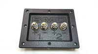 SMD 2 Channel Heavy Duty Speaker Terminal (Grade 8) (3/4" PVC Black)
