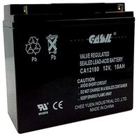 12v 18ah AGM Rechargeable Deep Cycle Replacement Battery for CB19-12, FM12180 6fm18, by Casil