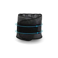 Haoyipu Women Men Waist Trainer Corset Abdomen Slimming Body Shaper Sport Girdle Belt Exercise Workout at Gym Home Sport (Black, XXL)