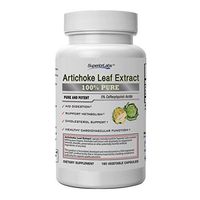 Superior Labs – Organic Artichoke Leaf Extract NonGMO Powerful 5% Caffeoylquinic Natural Dietary Supplement for Healthy Metabolism, Digestion, Antioxidant, – 600 mg Dosage – 180 Veg Caps