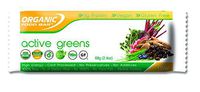 Organic Food Bar - Active Greens Protein Bars, USDA Organic Protein Bar with Superfood Blend (Pack of 12, 2.4 Ounce)