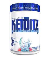 VPX KETONZ Fat Blaster Extended Duration Ketone Activator BHB Zero Sugar Black Cherry Vanilla 20 Servings