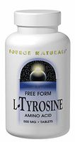 Source Naturals L-Tyrosine -Free Form POWDER Amino Acid Supplement - 100 Grams