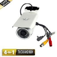 Amview 5MP HD Resolution 2592x1944 Long Distance View 9-22mm Lens CCTV Surveillance Security Camera
