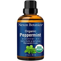 Organic Peppermint Essential Oil 30 ml - USDA Certified Pure Natural Essential Oils Peppermint Oil - Menthol from Mentha Piperita - Cooling Smell with Fresh Mint Oil from Nexon Botanics