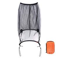Tentock Insect Repellent Face Net Fine Woven Mosquitos Head Face Mesh Netting Fly Screen Protection for Camping,Hiking,Traveling,Fishing,Beekeeping and Gardening (Type A)