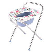 Zhong Toilet Stool, Toilet Seat, Pregnant Woman Toilet, Movable Toilet Seat, Folding and Portable (Send Bucket)