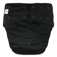 Cloth Diaper Cover - Reusable Special Needs Incontinence Briefs for Big Kids, Teens and Adults (Black, Youth)