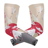 Landscape Arm Sleeves Elbow Support Combat UV Protection for Men Women Running Golf Cycling 1 Pair