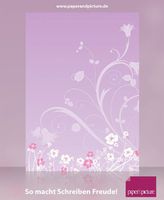 Tendrils VIOLET fantastic christams stationery set with sheets and matching envelopes