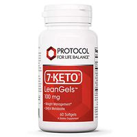 Protocol For Life Balance - 7-Keto LeanGels 100 mg - Healthy Metabolism Blend for Weight Management, Balancing Hormone Levels, Mood, and Promotes Healthy Aging - 60 Softgels