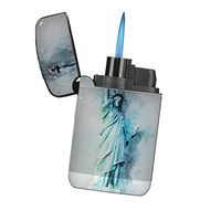 New York Statue of Liberty - New Vibe Flameless Turbo Flip-Top Windproof Refillable Pocket Lighter