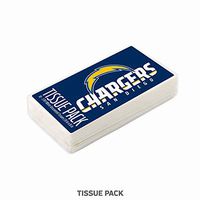 Worthy Promo NFL LA Chargers Party Favors & Party Supplies Tissue Packs 10-Pack