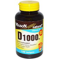 Mason Vitamins D Softgels, 60 Count