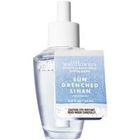 Bath and Body Works SUN DRENCHED LINEN Wallflowers Fragrance Refill 0.8 Fluid Ounce (2020 Edition)