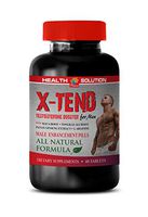 Performance Supplements for Men - X-TEND - Testosterone Booster for Men - tongkat ali Bulk Supplements - 1 Bottle 60 Tablets