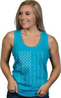 Nine Line Apparel Pledge - Women's Tank Turquoise Large