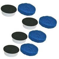 Black and Decker PKS160 Scrubber Holders & Blue Pads, 4 Each # 90511574-90511586-4PK