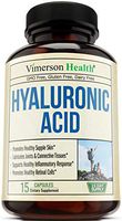 Hyaluronic Acid Capsules Natural Supplement. Maintain Skin Moisture and Joint Lubrication. Supports Healthy Connective Tissue. Promotes Healthy Skin, Hair, Nails and Bones. 15 Capsules