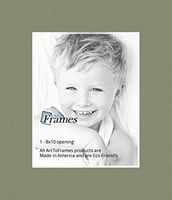 14x18 Palm / Basil Custom Mat for Picture Frame with 10x14 opening size (Mat Only, Frame NOT Included)