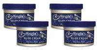 Silver Cleaner and Polish Cream - 2 Pack - 8 Ounce - Gently Clean and Remove Tarnish Without Scratching (4-Pack)