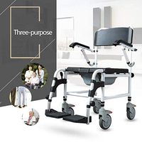 Commode Chair, Heavy-Duty Porta Potty for Adults, Toilet Safety Frame with Commode Bucket Gift for The Elderly