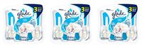 Glade PlugIns Scented Oil Air Freshener Refill, Clean Linen, 3 Refills, 2.01 fl oz, Pack 3