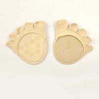 BELUPAI 3 Pairs Toe Topper Socks, Toe Socks No Show for Women,Toe Liner Covers Not-Skid for High Heels Flats Boots