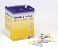 Unistick 2 Normal Safety Lancets, Qty 200