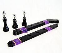 GP45: i.Trek CNC Aluminum Extension Arms w/Black Thumb Screw for Gopro Hero HD 1 2 3 3+ Sport Camera