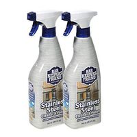 Bar Keepers Friend Stainless Steel Cleaner & Polish (25.4 oz) - Cleans Stainless Steel Refrigerators, Kitchen Sinks, Pots and Pans, Oven Doors, Oven Hoods, and Other Stainless Steel Surfaces (2)