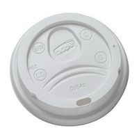 Georgia-Pacific Dixie Perfectouch Round Dome Cup Lid White, Paper | 1000/Case