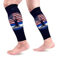 American Heart Honduras Flag Roots Calf Compression Sleeves for Men & Women Long Compression Leg Sleeves for Running Hiking 1 Pair