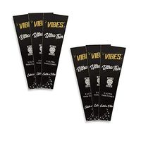 Vibes Pre Rolled Cones King Size Natural 6 Pack of 3 Rolling Papers Total 18 Packing Tool Included (Ultra Thin)
