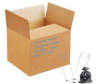 APQ Pack of 1 Trash Bag Holders, Steel 16 x 37. Waste Container Holder 16x37. 55 Gallon. Plastic and Paper Contractor Bags. Portable Bag Holder for home kitchens, yard, lawn, garage, Laundry and More.