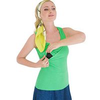 Women Solid Maternity Tank Top Double Layer Breastfeeding Pregnancy Basic Top Pregnant Nursing Baby Sport Blouse T-Shirt (2XL, Green)