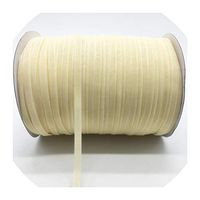 5Yards/lot 1/4" 6mm Soft Comfortable Velvet Ribbon Headband Clips Bow Wedding Christmas Decoration,Cream