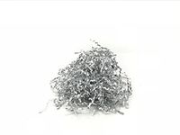 Aahs Engraving Metallic Crinkle Cut Foil Paper Shred (Silver, 8 OZ)