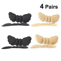 Artibetter 4 Pairs Heel Cushion Snug Insert Self Adhesive Grips Liners for Loose Shoes Women Men (Thin and Thic for Each 2 Pairs)