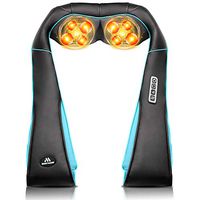 Back Neck Shoulder Massager with Heat - Deep Tissue Kneading Electric Back Massage for Neck, Back, Shoulder, Waist, Foot - Shiatsu Full Body Massage, Relax Gift for Her/Him/Friend/Dad/Mom