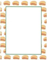 Hot Dog Stationery Printer Paper 26 Sheets